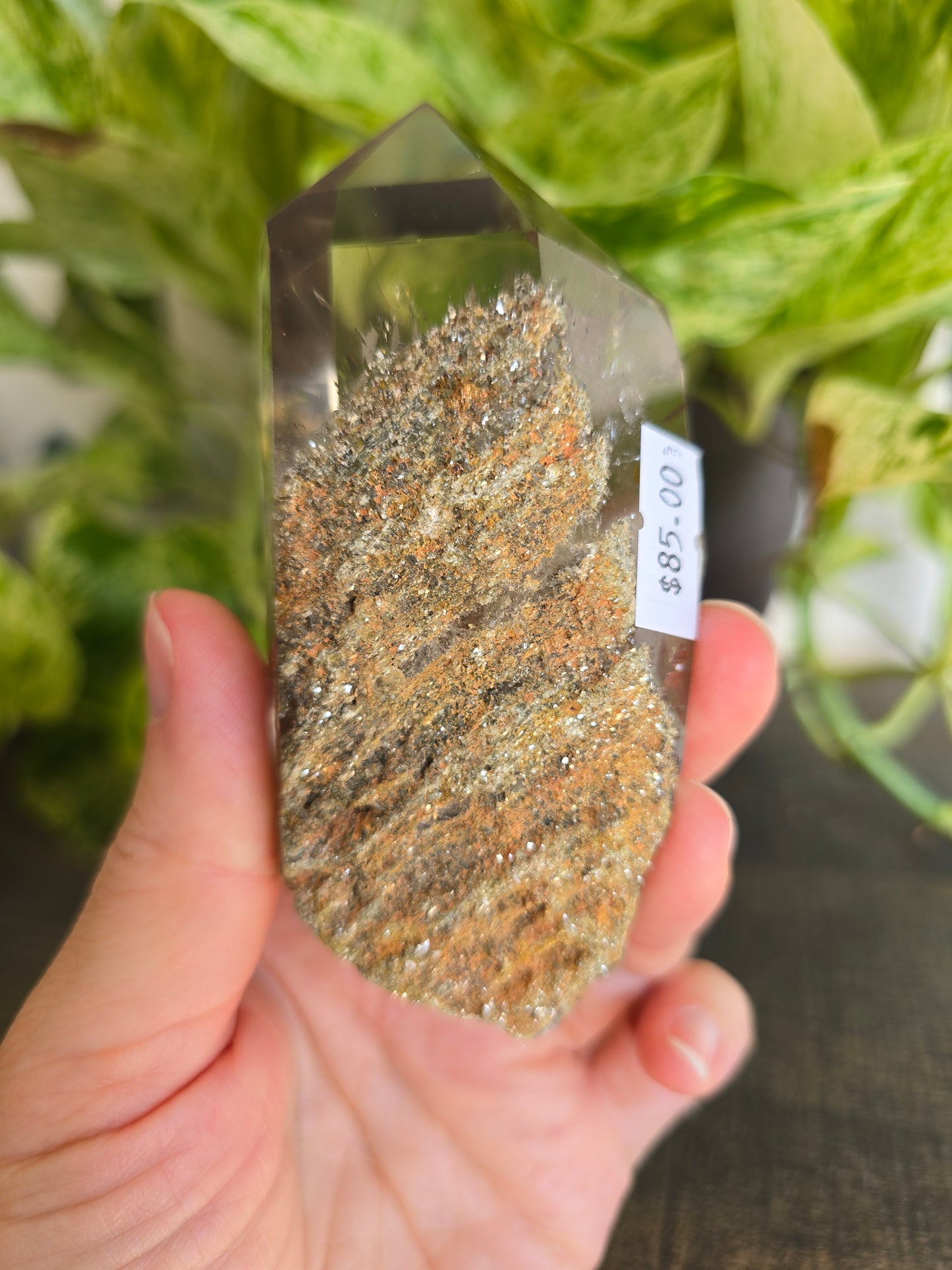 Smoky Garden Quartz With Mica Freeform