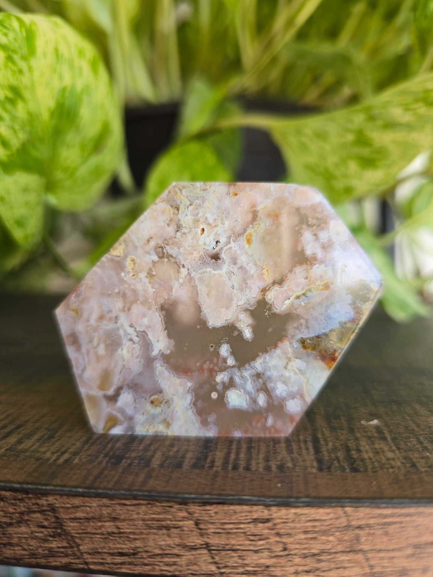 Flower Agate Free Form