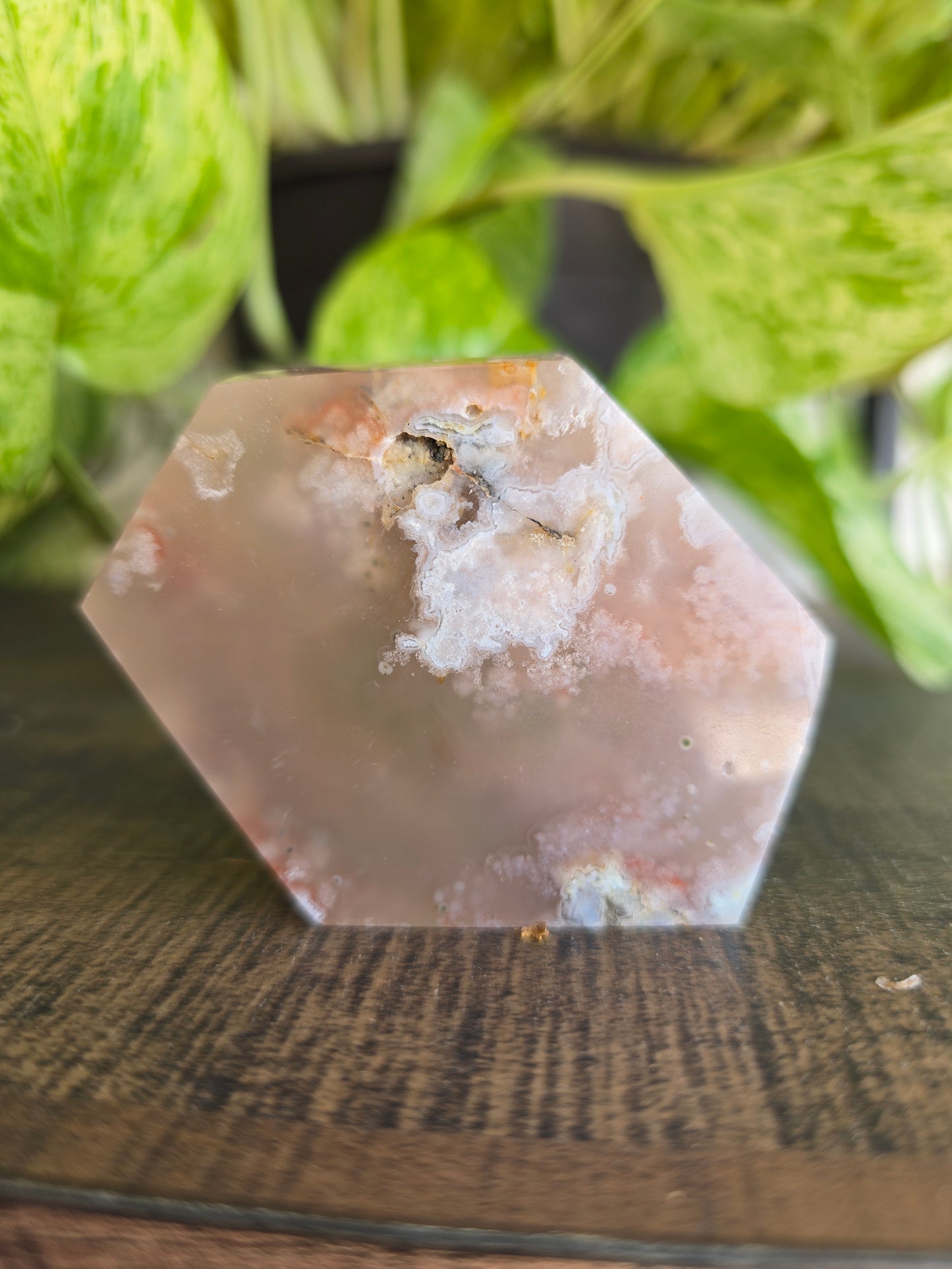 Flower Agate Free Form