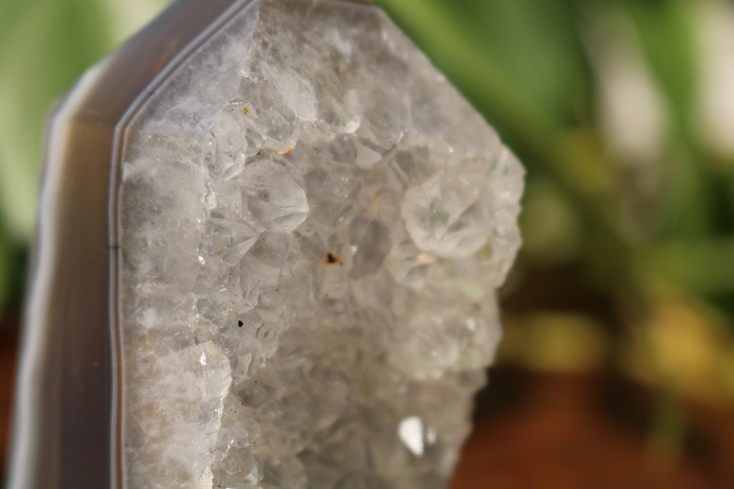 Madagascar Druzy Agate Point