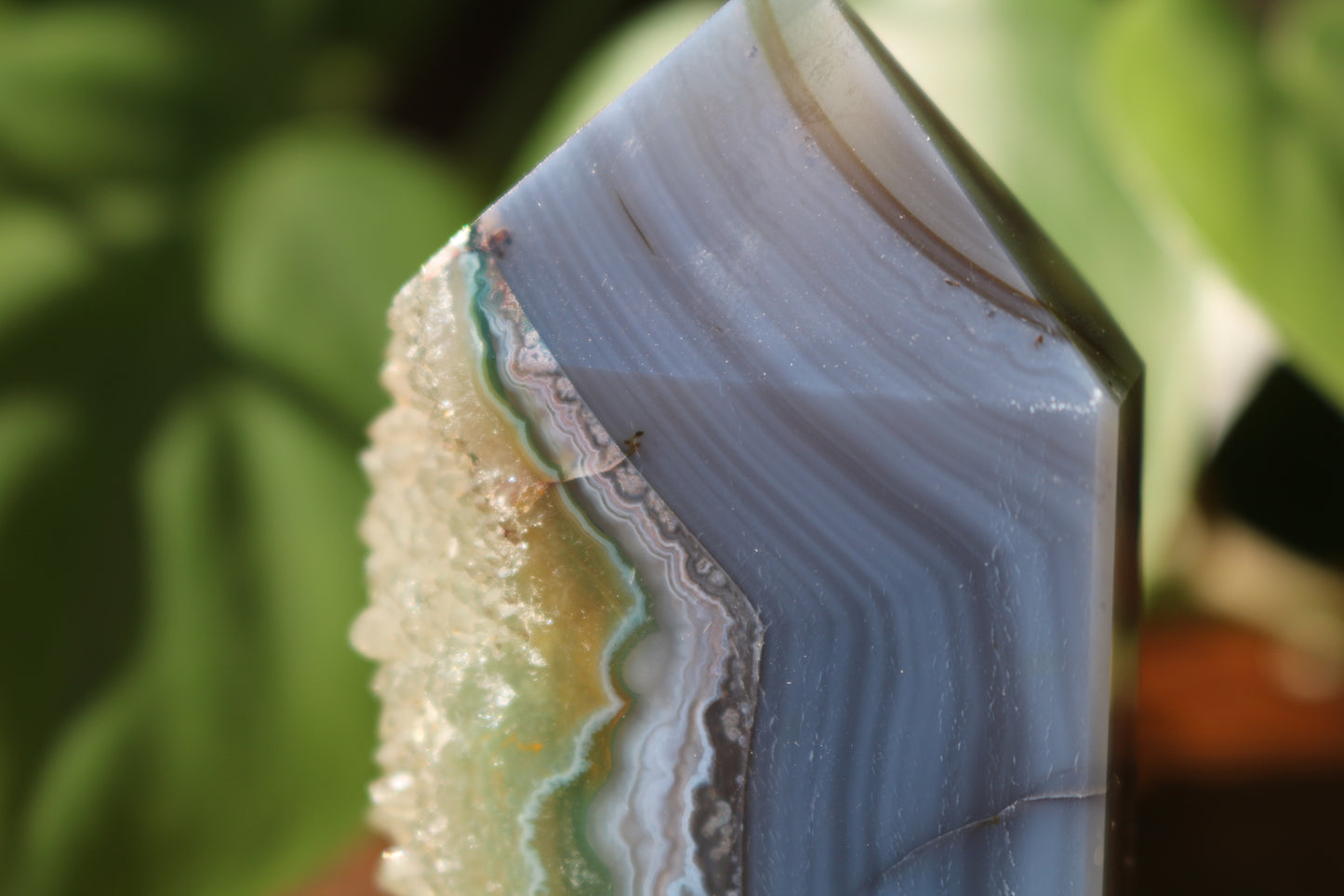 Madagascar Druzy Agate Point
