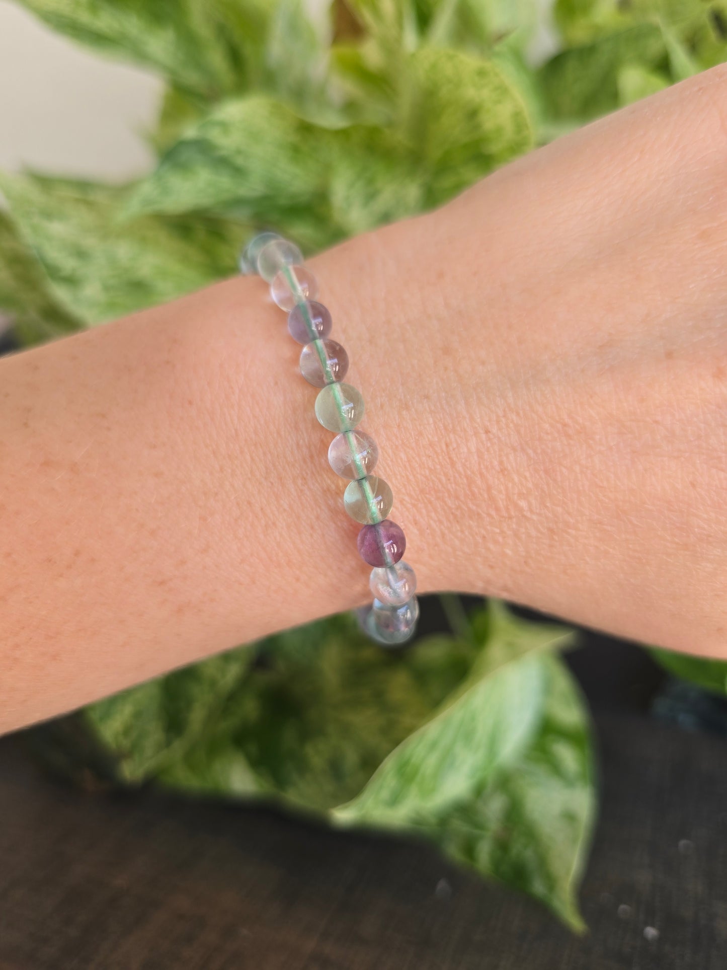Fluorite Stretch Bracelet