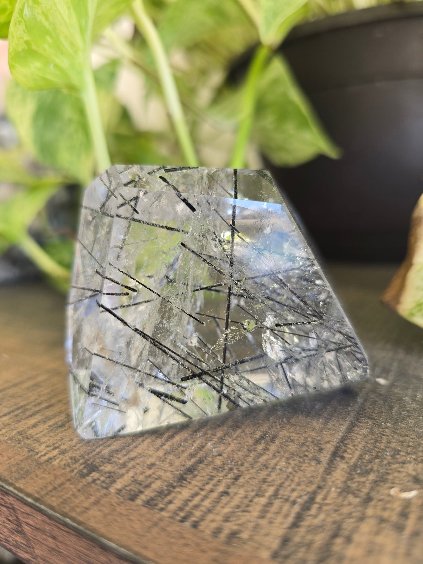 High Quality Black Tourmaline in Quartz