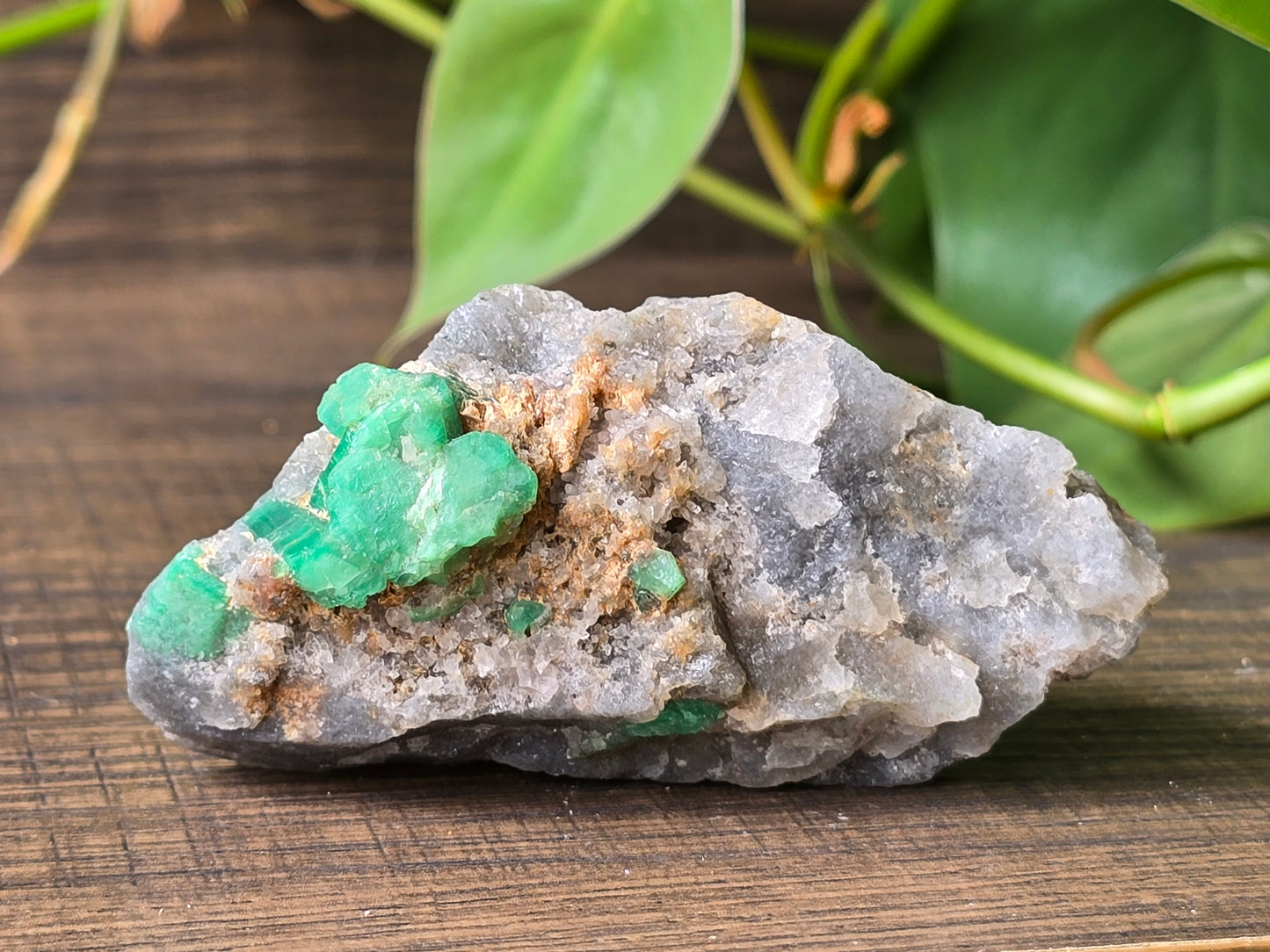 Raw Emerald On Matrix