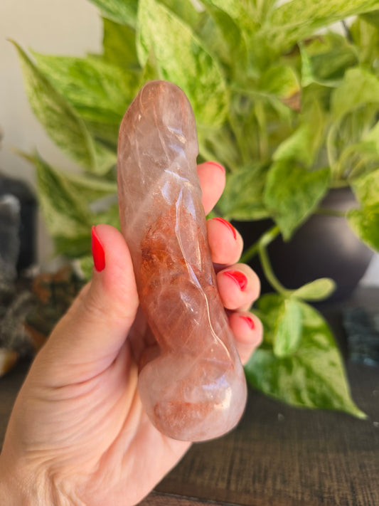 Fire Quartz Phallus