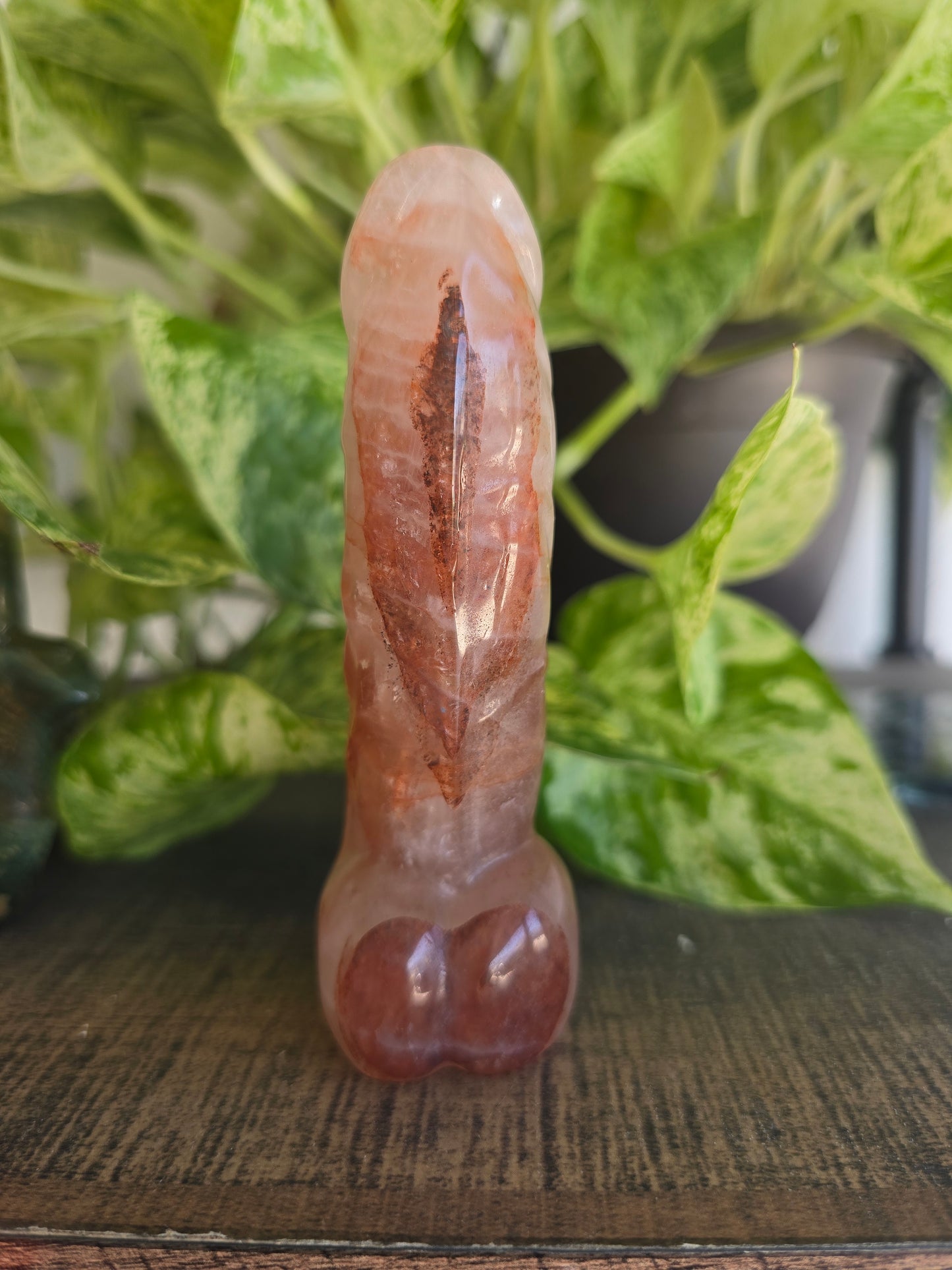 Fire Quartz Phallus