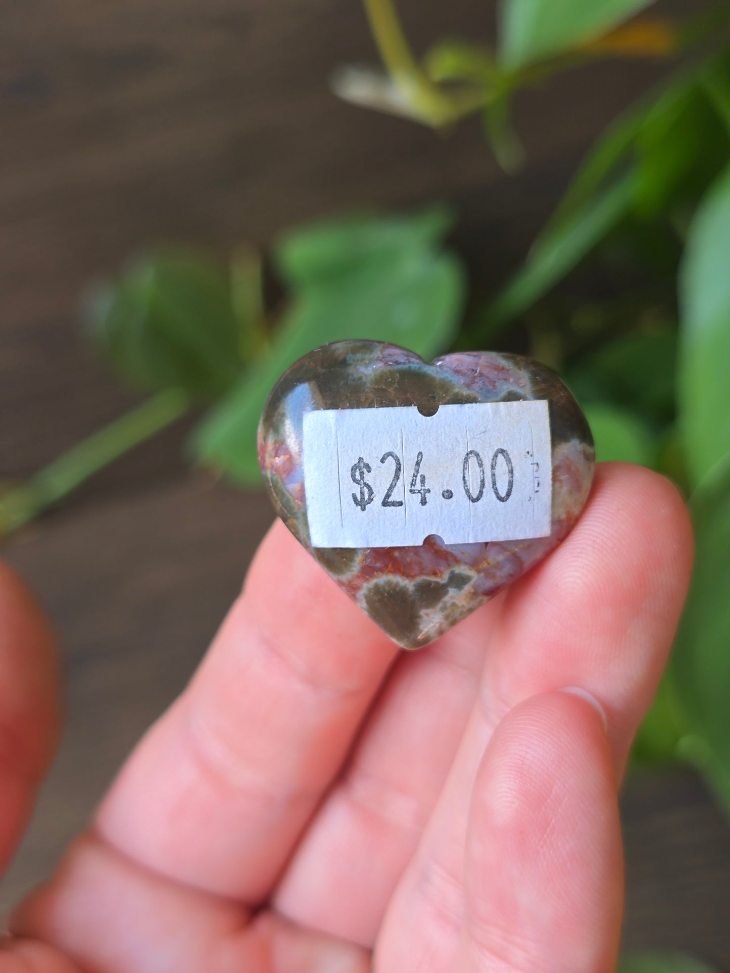 8th Vein Ocean Jasper Heart