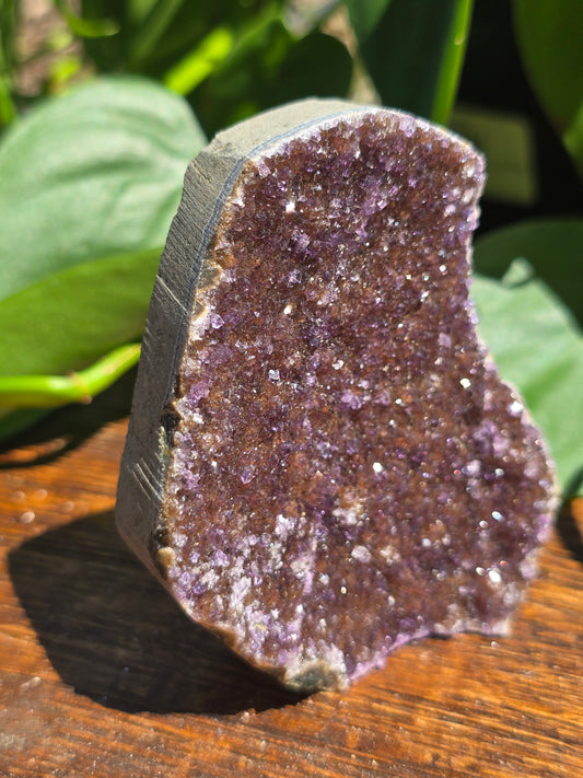 Brazilian Druzy Amethyst Plate