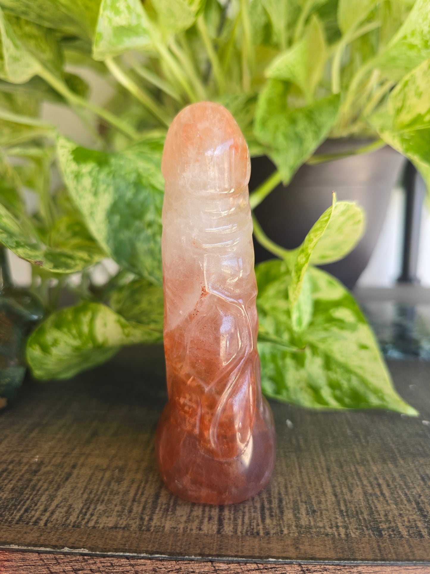 Fire Quartz Phallus
