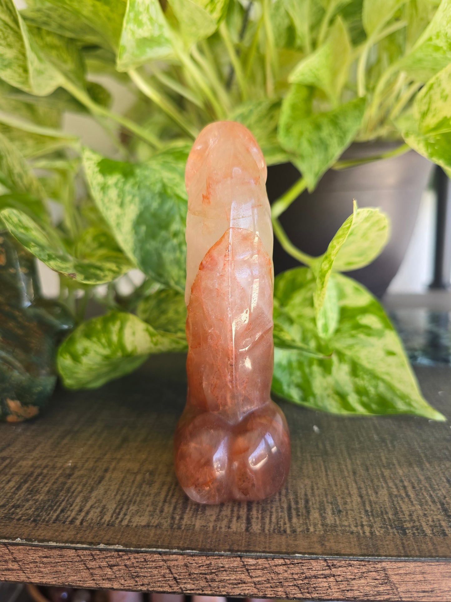 Fire Quartz Phallus
