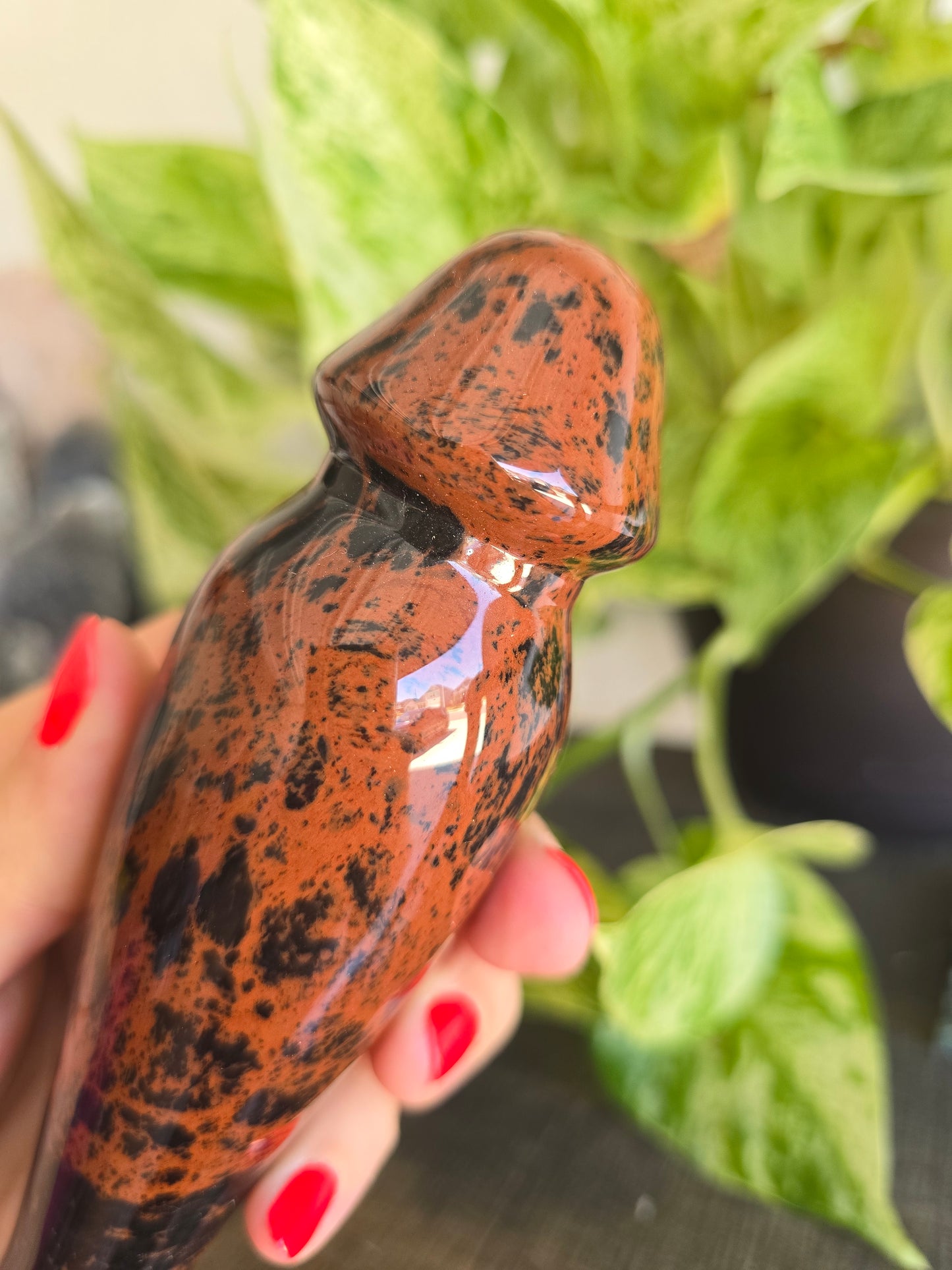 Mahogany Obsidian Massage Wand