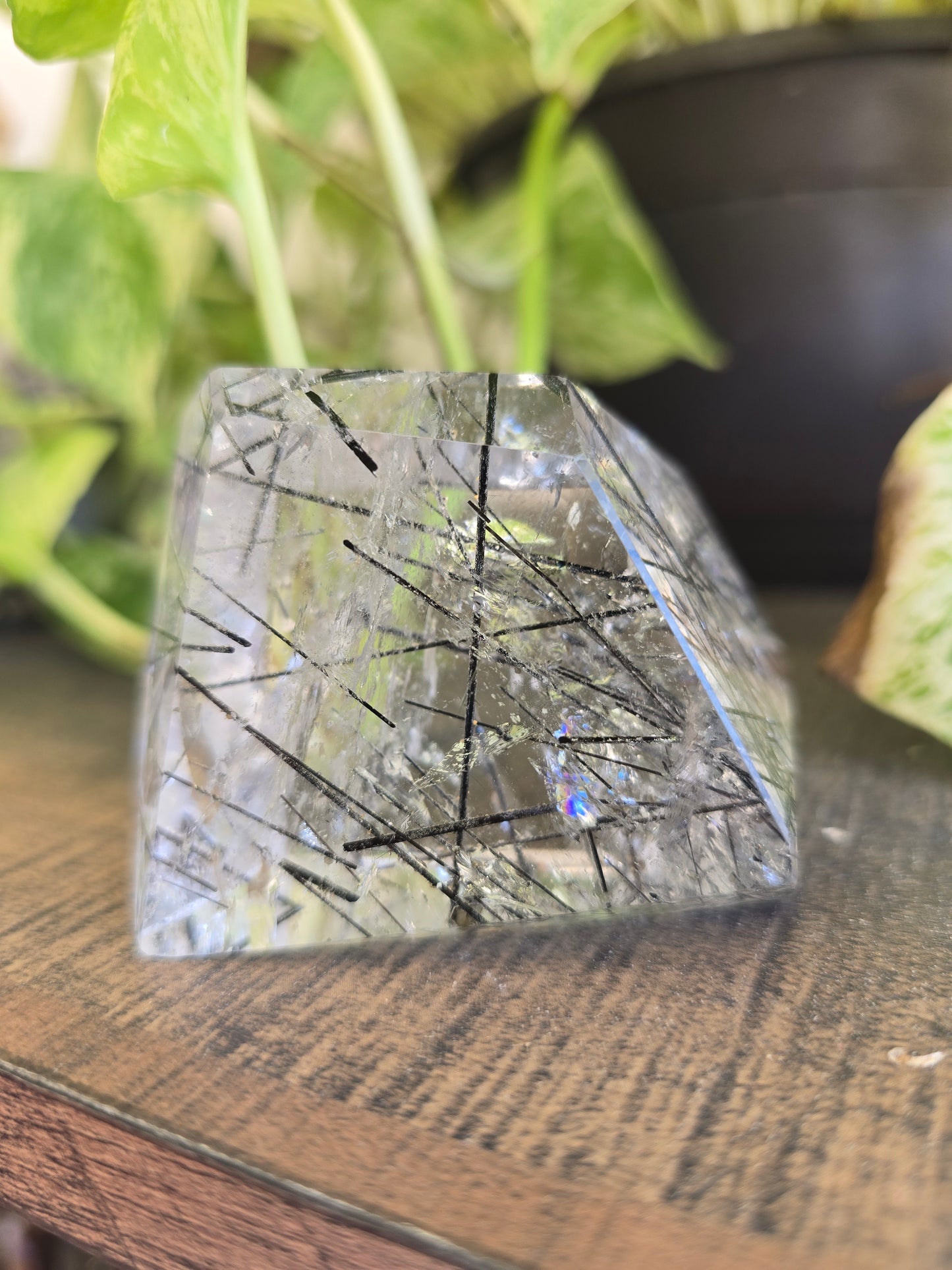 High Quality Black Tourmaline in Quartz