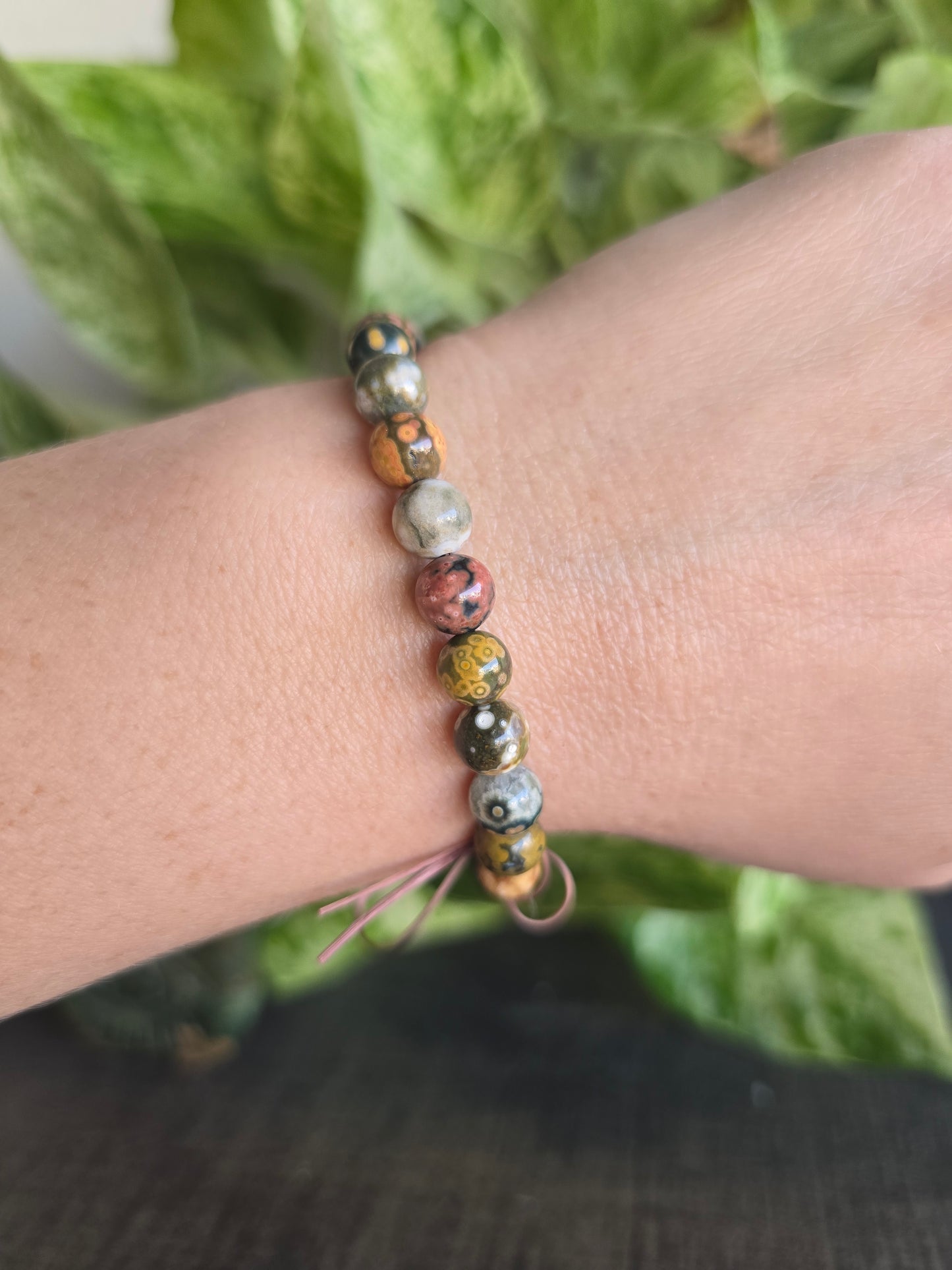 8th Vein Ocean Jasper Stretch Bracelet