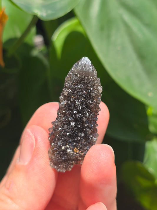 Smoky Black Spirit Quartz Specimen "C"