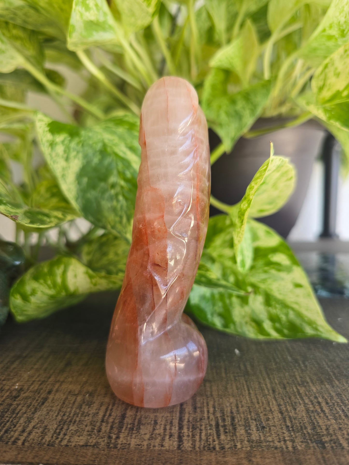 Fire Quartz Phallus