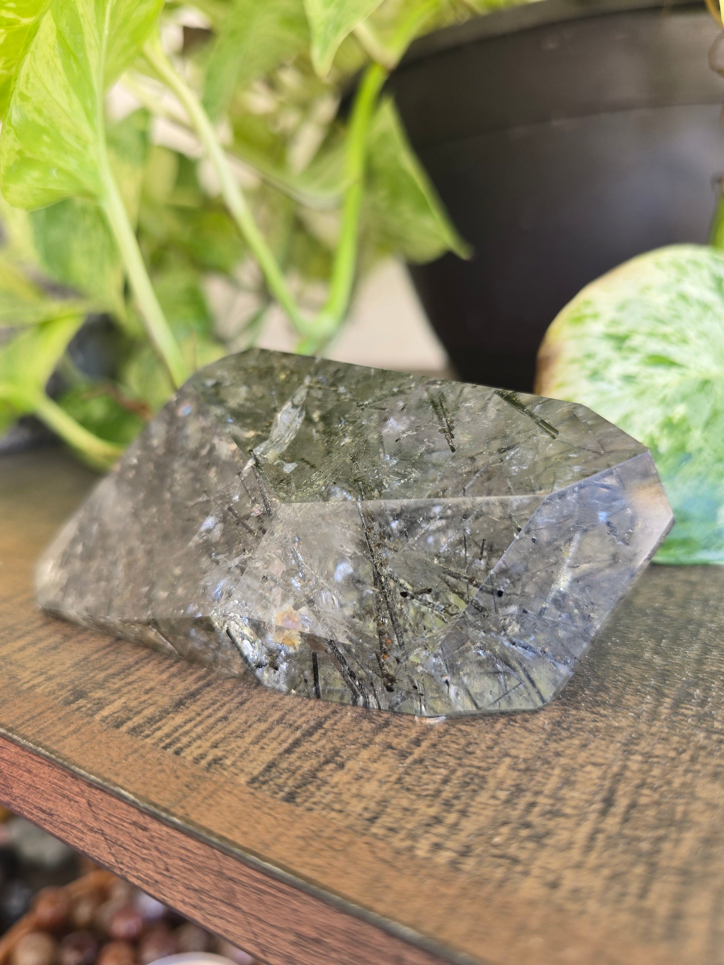 High Quality Black Tourmaline in Quartz