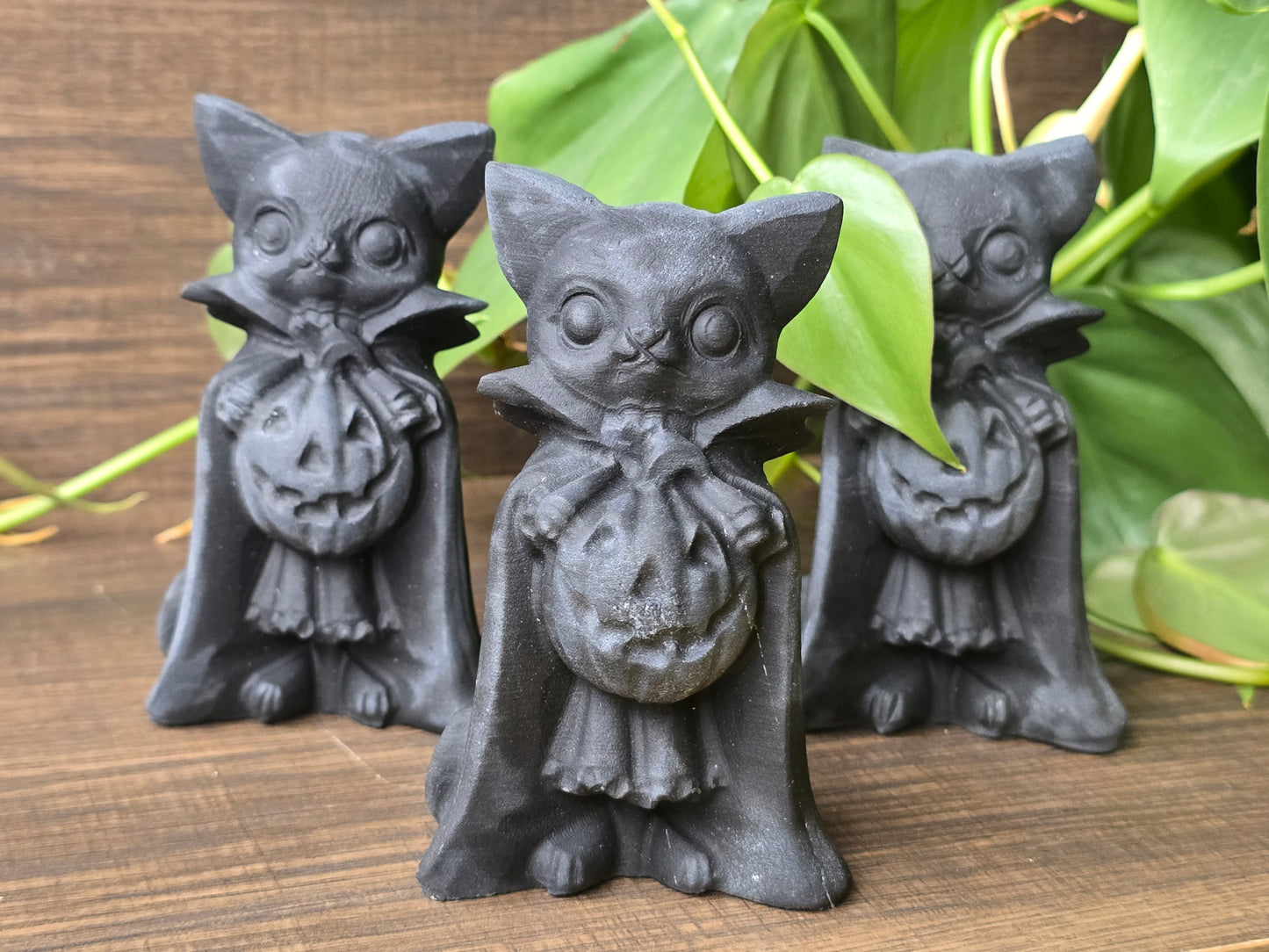 Obsidian Trick or Treat Cat
