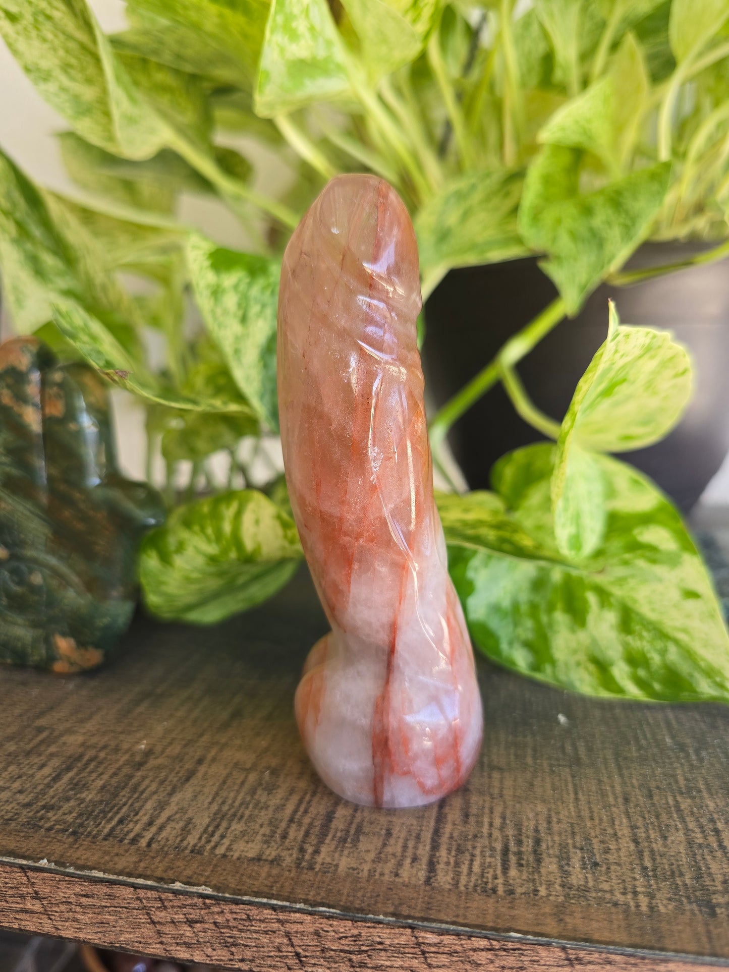 Fire Quartz Phallus
