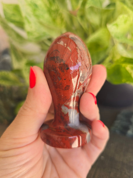 Red Jasper Rectal Dilator Anal Plug