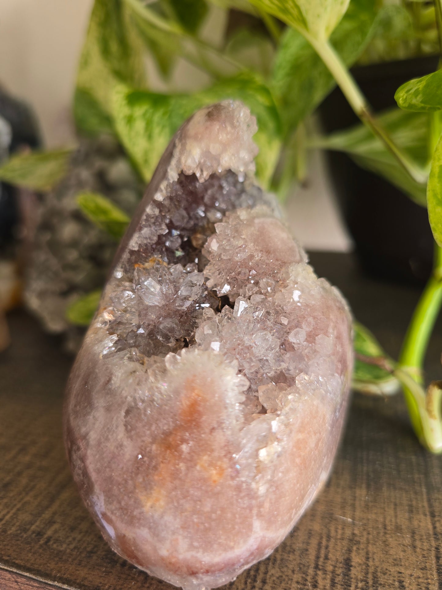 Brazilian Pink Amethyst Cluster