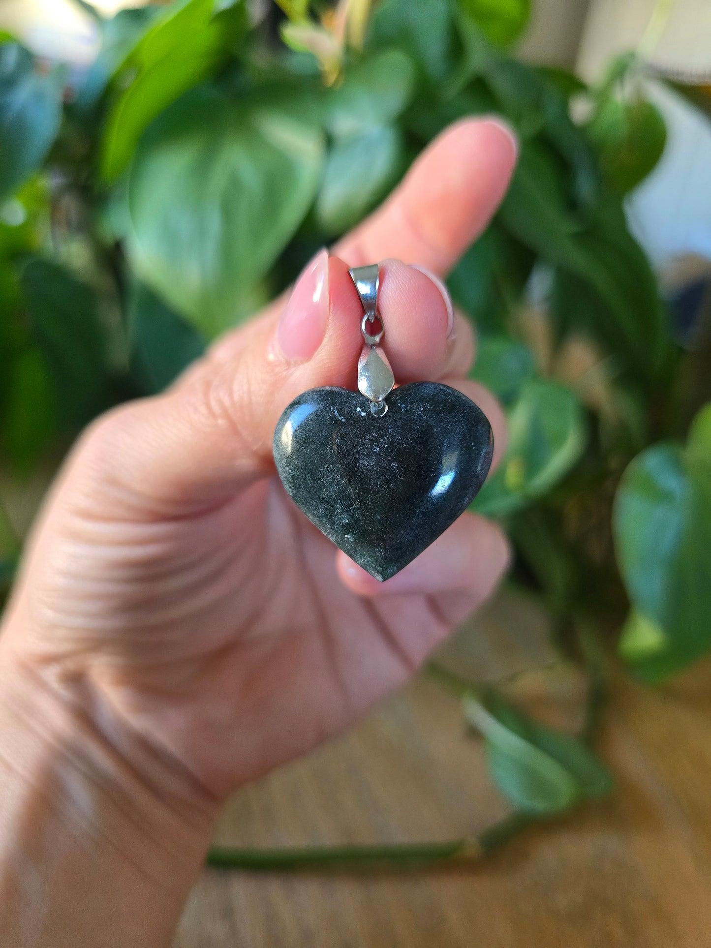 Afghani Jade Heart Pendant