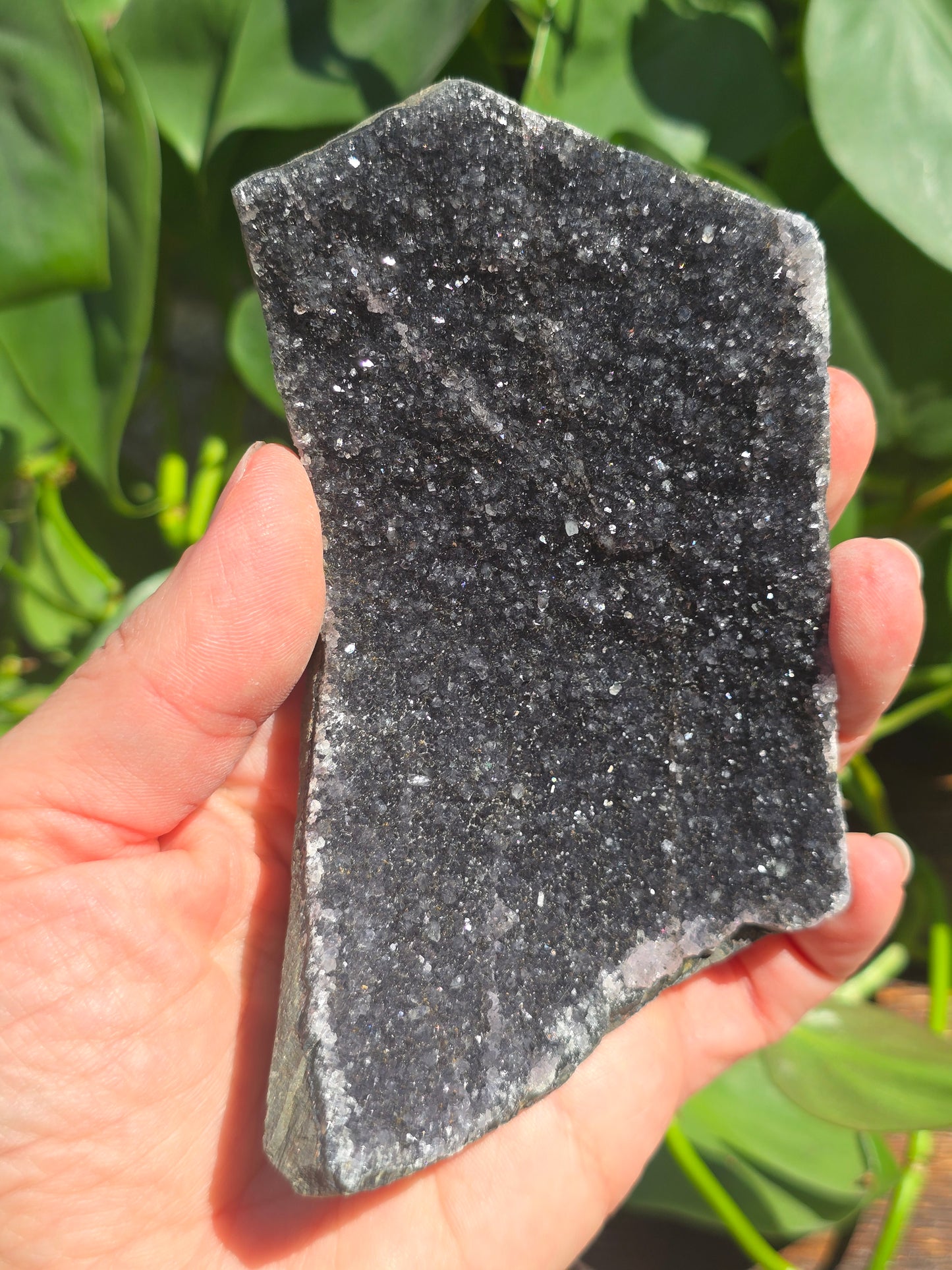 Brazilian Black Amethyst Plate