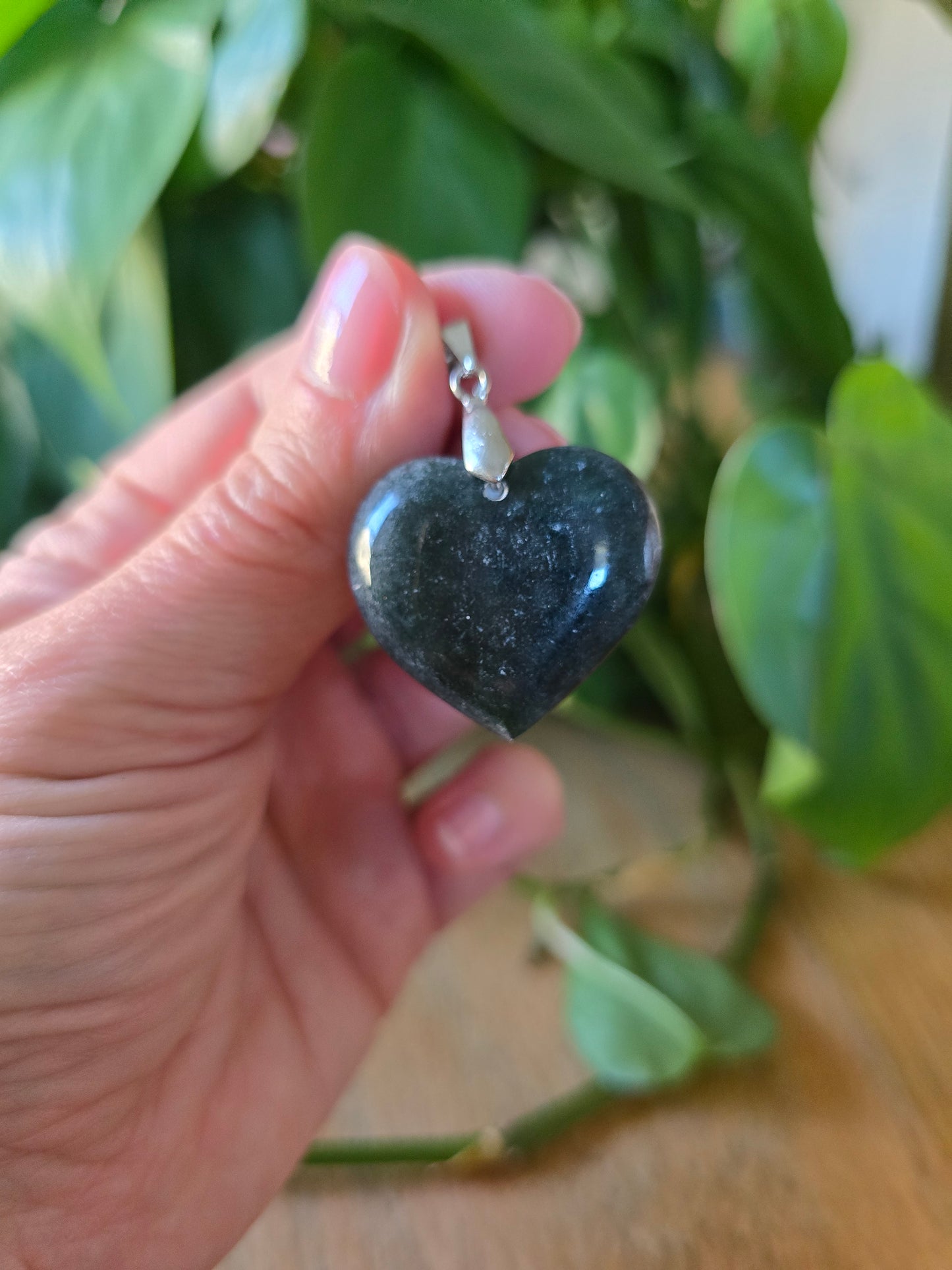 Afghani Jade Heart Pendant