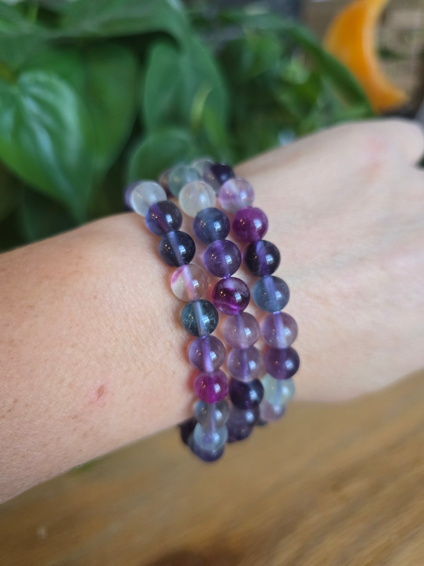 Fluorite Stretch Bracelet