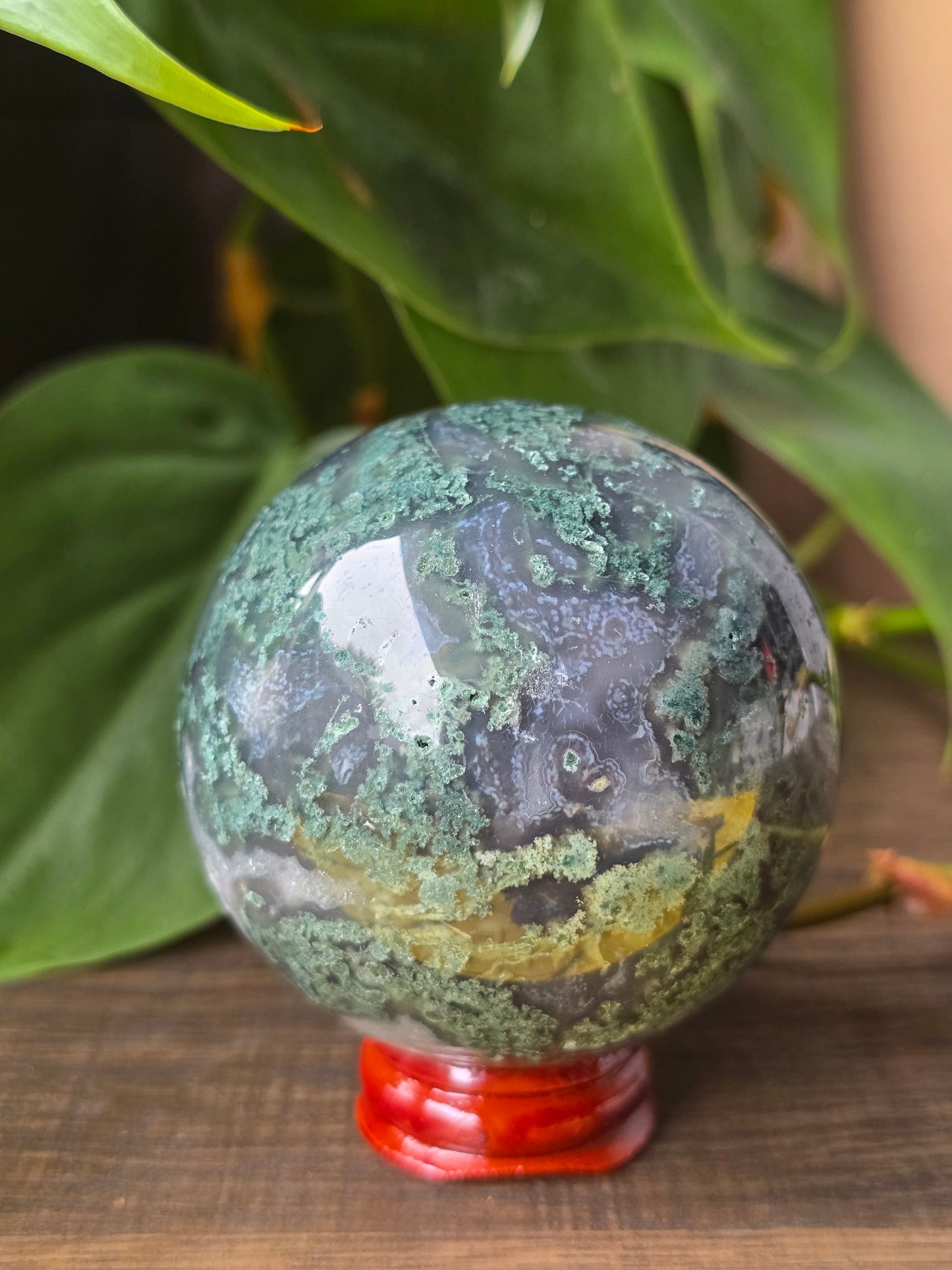 Moss Agate Sphere