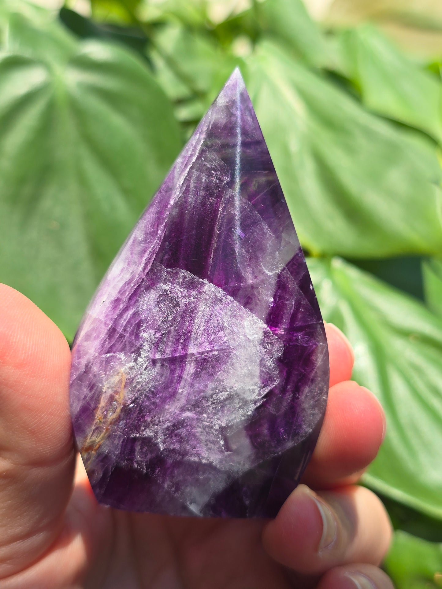 Rainbow Fluorite Flipper "H"