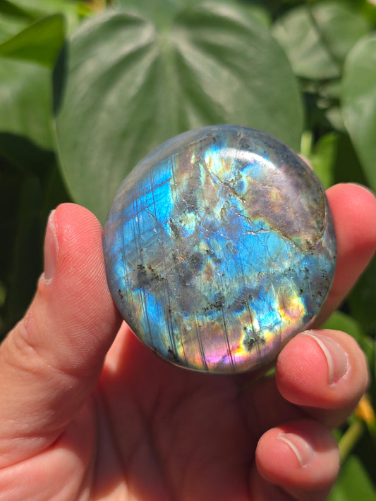 Labradorite Palm Stone "A"