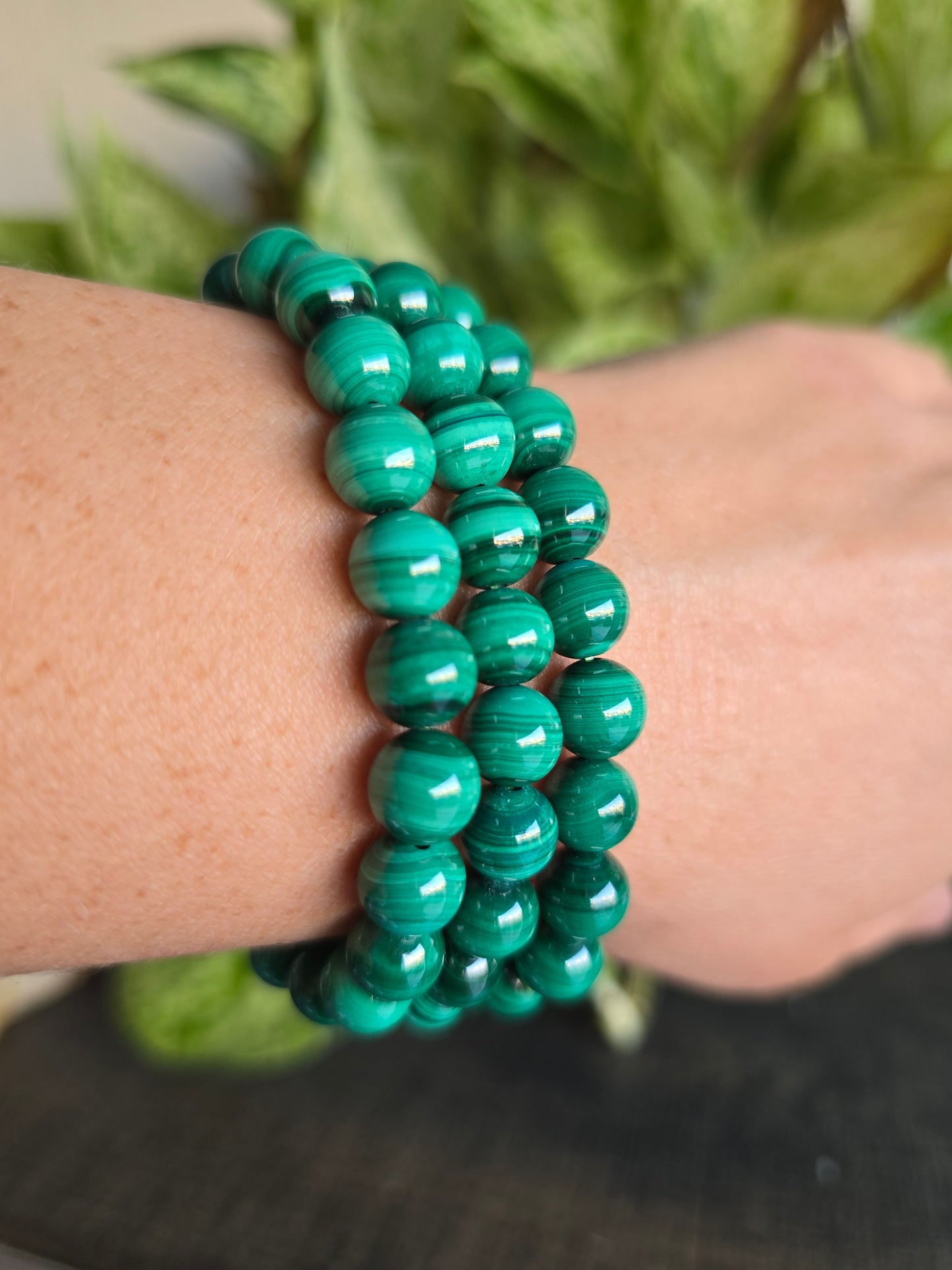 Malachite Stretch Bracelet