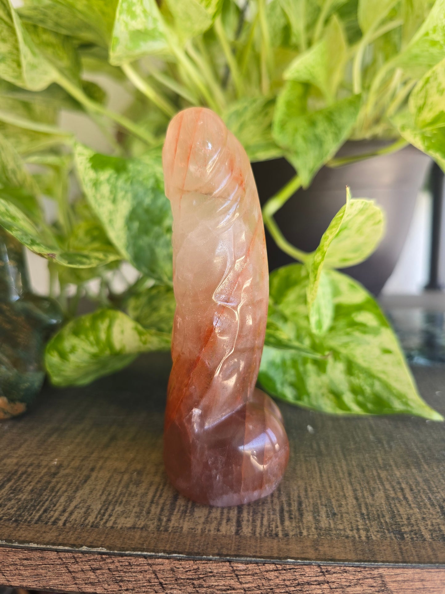Fire Quartz Phallus