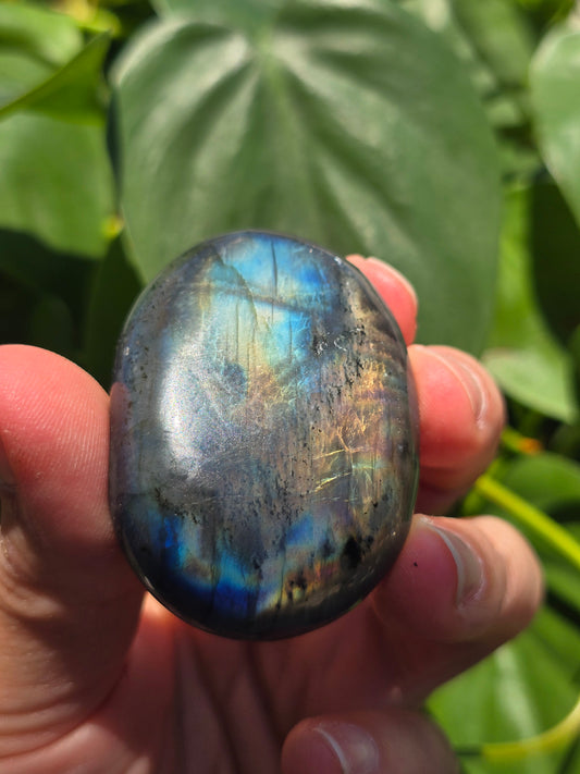 Labradorite Palm Stone "F"