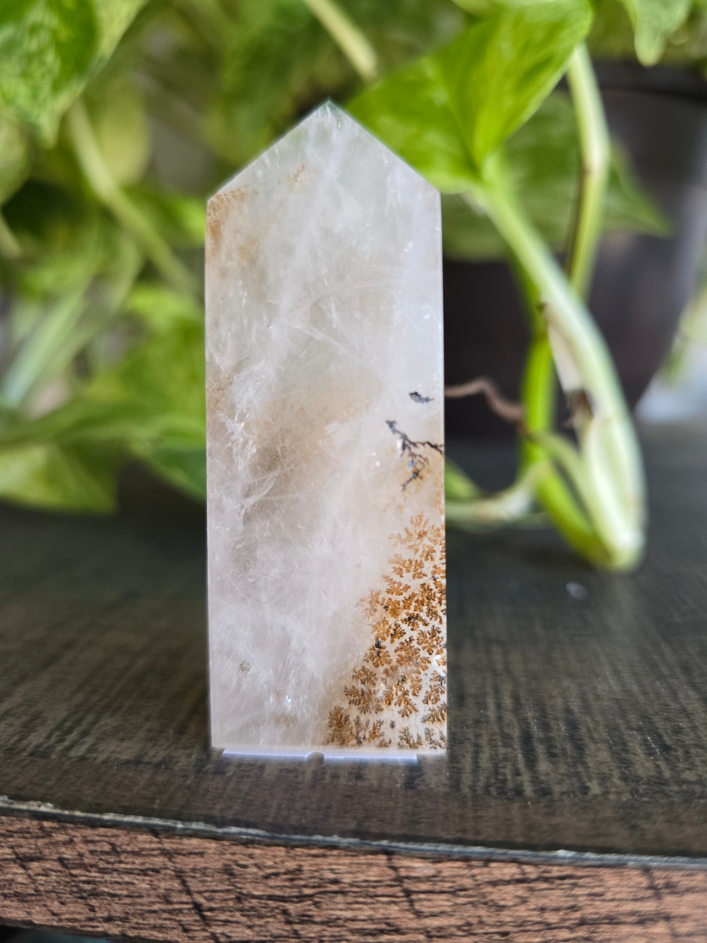 Dendritic Quartz Obelisk