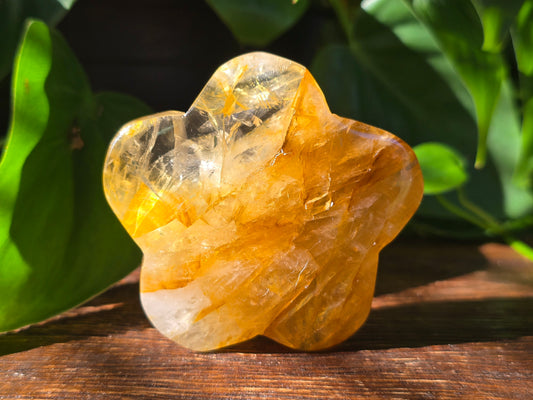 Golden Healer Flower Carving "B"