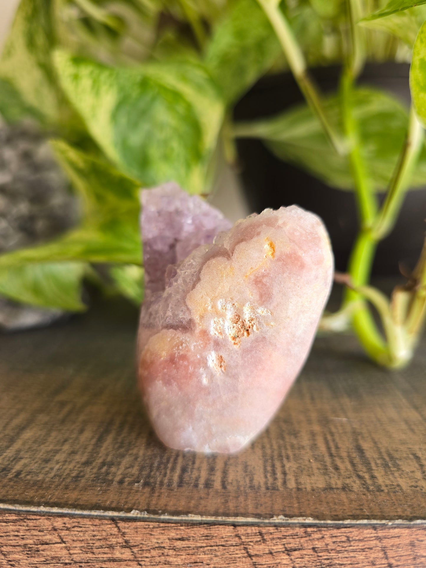 Brazilian Pink Amethyst Cluster
