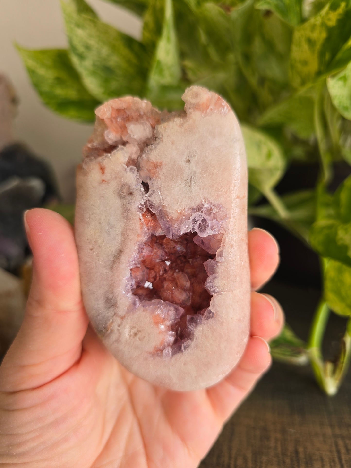 Brazilian Pink Amethyst Cluster