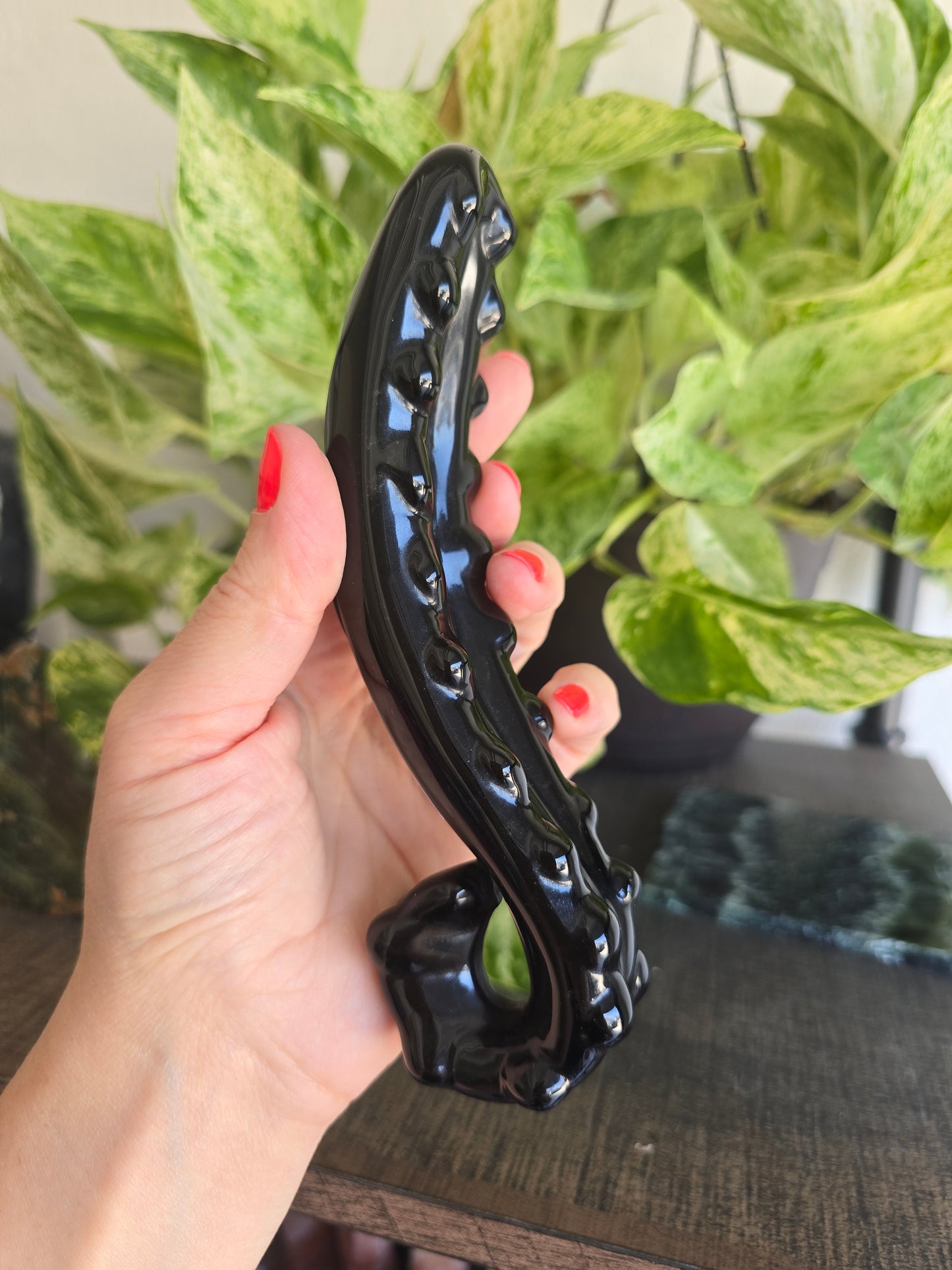 Obsidian Tentacle Massage Wand