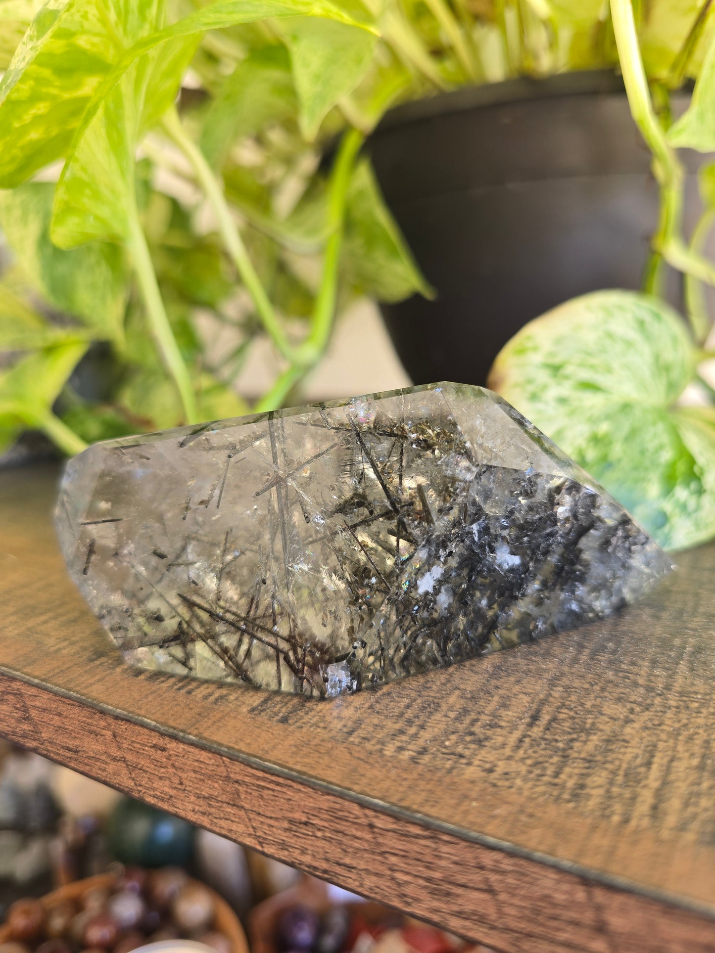 High Quality Black Tourmaline in Quartz