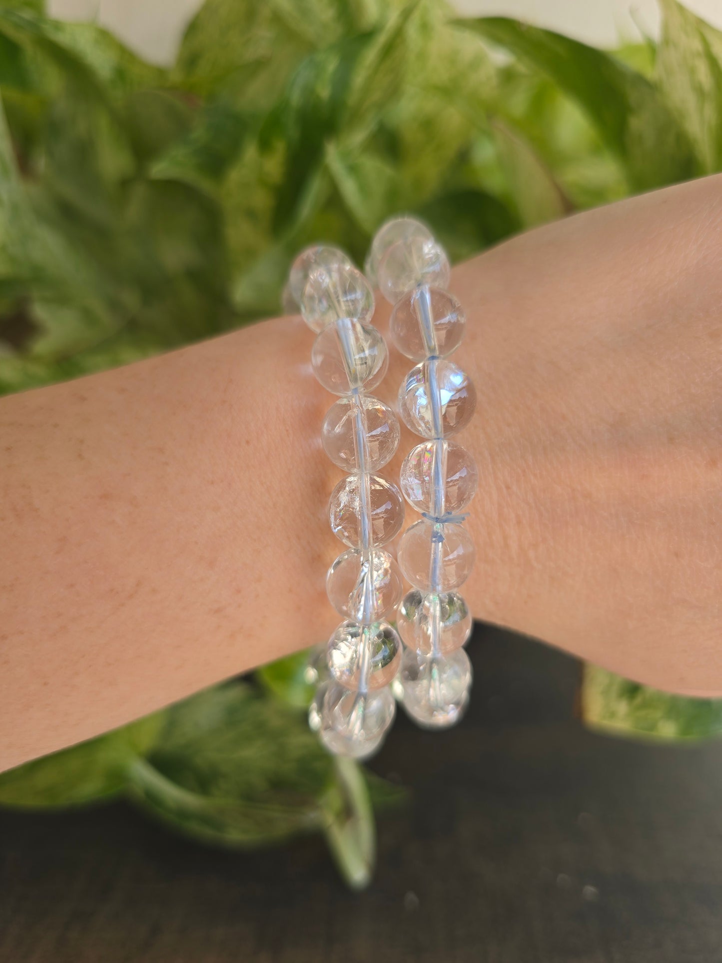 Clear Quartz Stretch Bracelet
