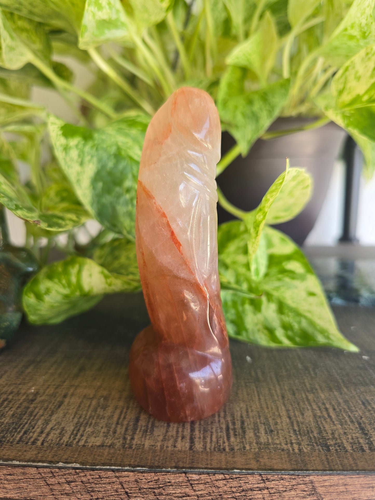 Fire Quartz Phallus
