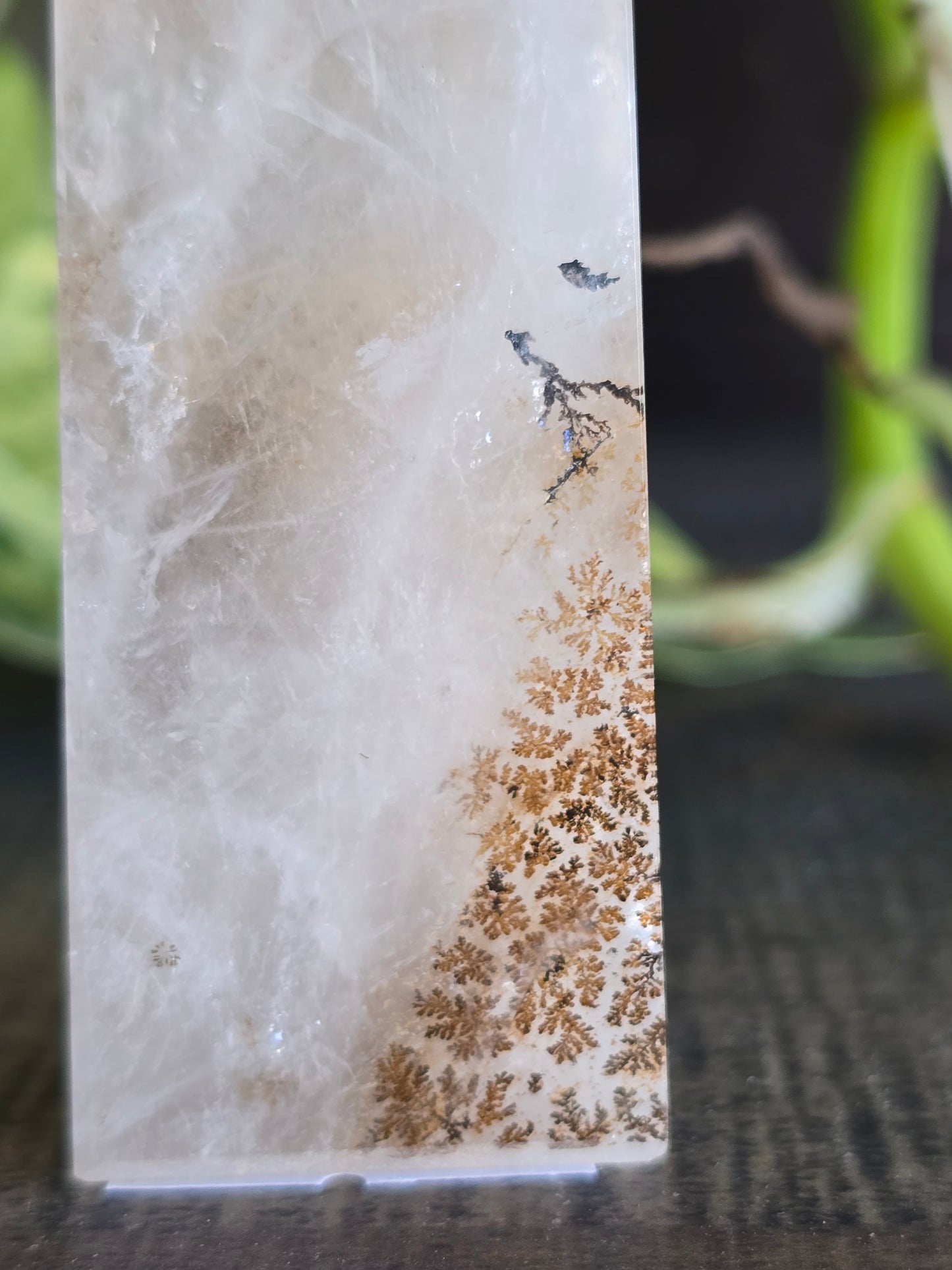 Dendritic Quartz Obelisk
