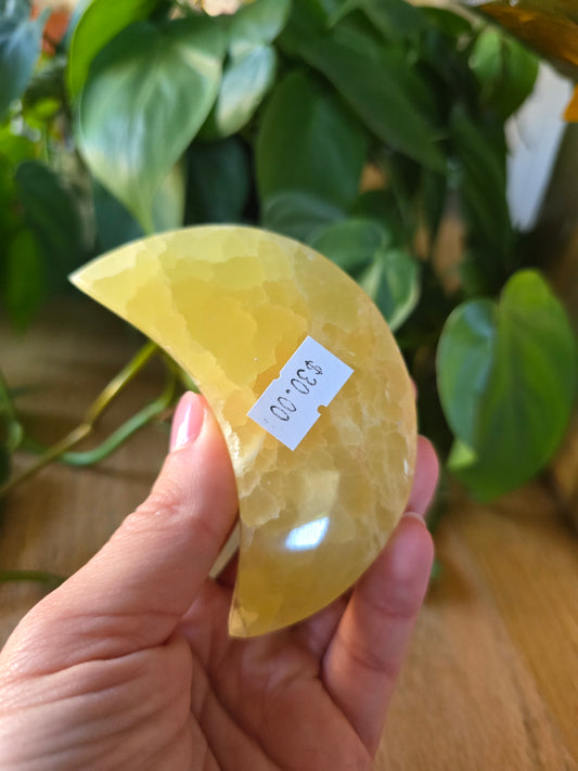 Lemon Calcite Moon
