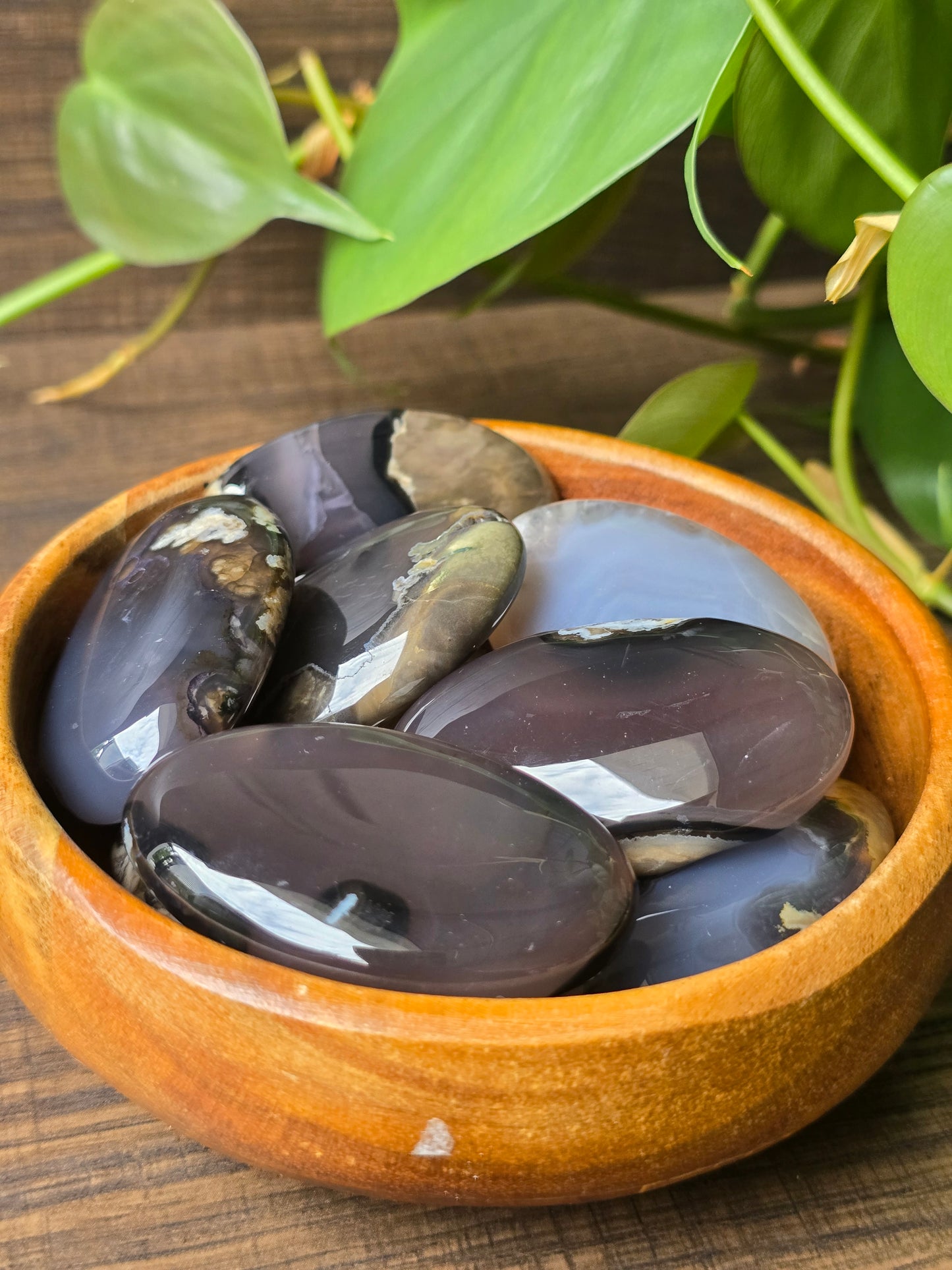 Volcano Agate Palm Stone