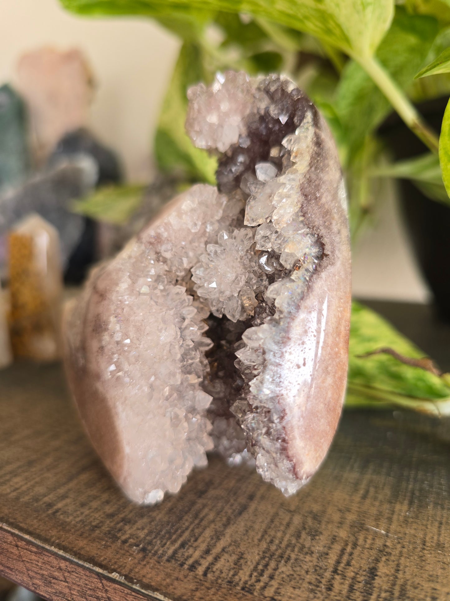 Brazilian Pink Amethyst Cluster