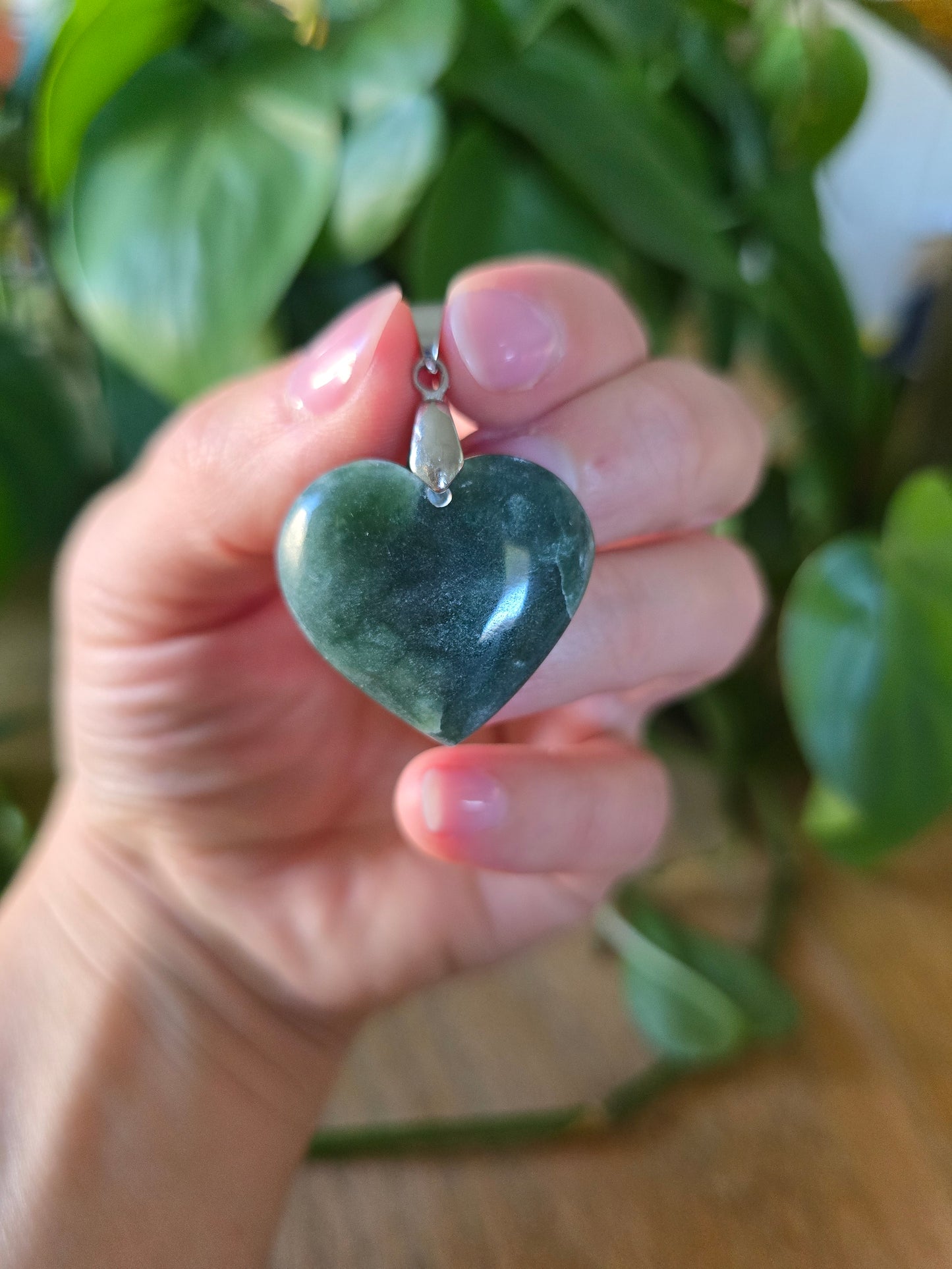 Afghani Jade Heart Pendant