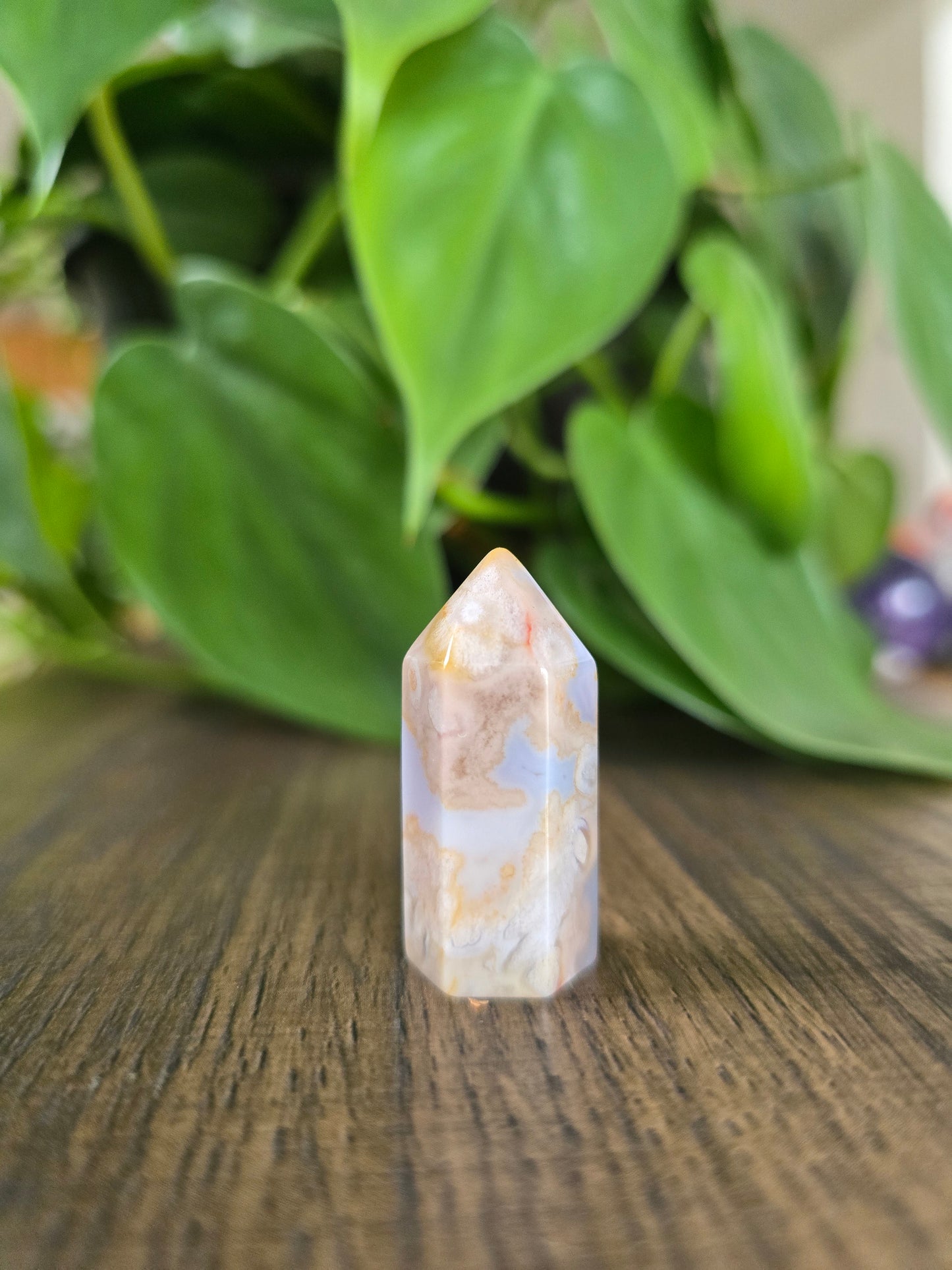Flower Agate Mini Point