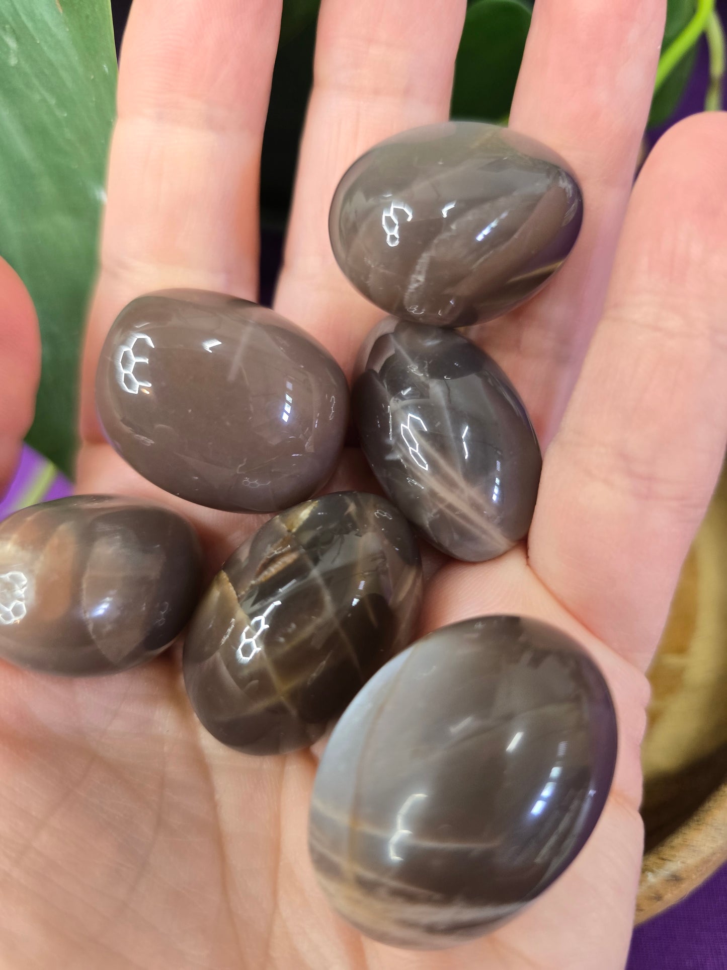 Brown Moonstone Tumble Stone