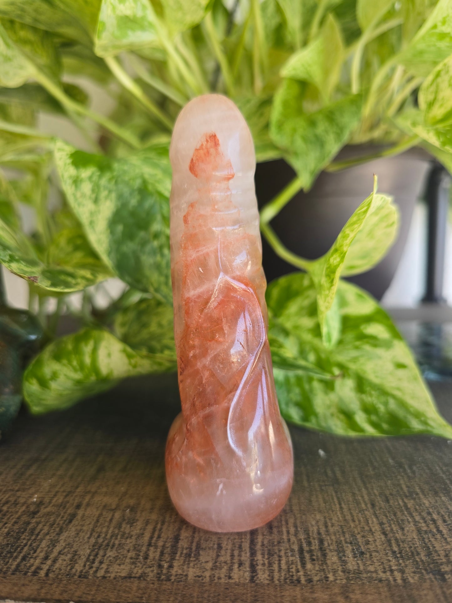 Fire Quartz Phallus